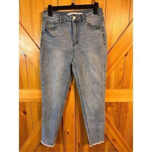 Tinseltown Women's Juniors Blue Jeans Size 9 Distressed (2699)